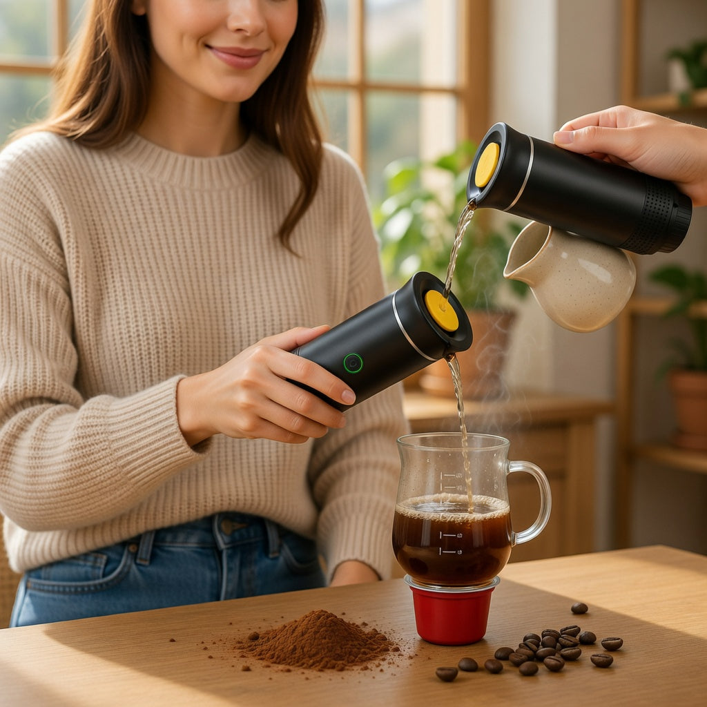 Fresh coffee deserves to be portable
